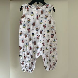 Angel Dear White Muslin One-Piece